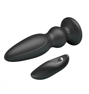 MR PLAY - Remote-Controlled Vibrating Anal Plug l (Chargeable - Black)